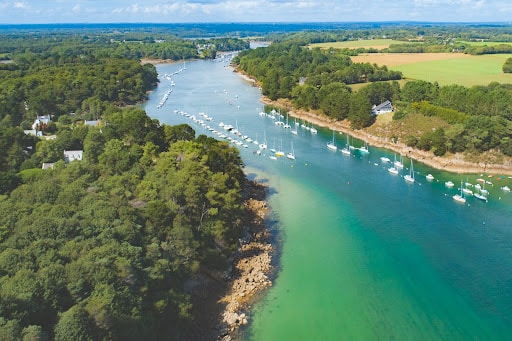 L'Aven depuis Port Manec'h